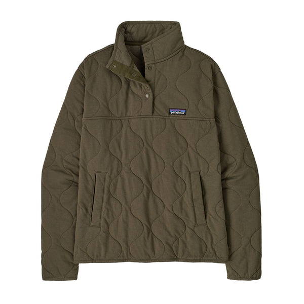 Patagonia Outerwear XS / Basin Green Patagonia - Women's Daily Quilted Snap-T Pullover