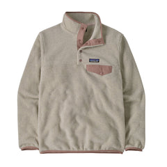 Patagonia Fleece XXS / Oatmeal Heather w/Moonrise Taupe Patagonia - Women's Lightweight Synchilla® Fleece Snap-T® Fleece Pullover