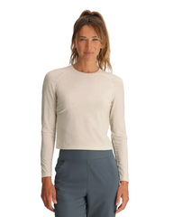 Free Fly T-Shirts XS / Heather Birch Free Fly - Women's Elevate Lightweight Fitted Long Sleeve