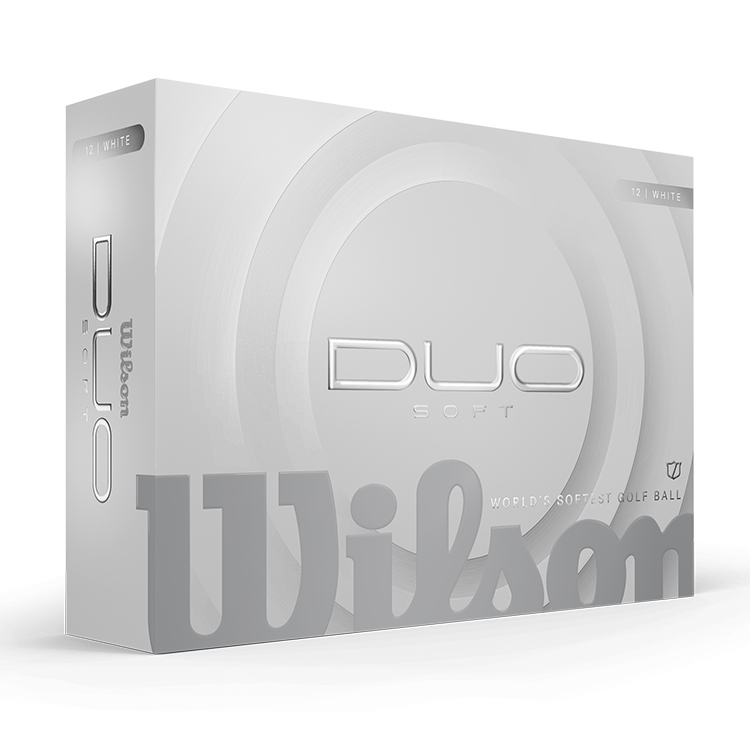 Wilson Golf Balls One Dozen / White Wilson - Custom Duo Soft White Box Dozen