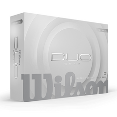 Wilson Golf Balls One Dozen / White Wilson - Custom Duo Soft White Box Dozen