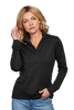 Swift Ship Layering S / Black Heather 3-Day Swift Ship: Greg Norman - Women's Utility 1/4 Zip Pullover