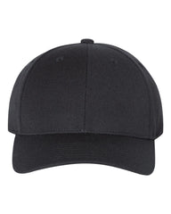 YP Classics Headwear Adjustable / Black YP Classics  - Premium Curved Visor Snapback