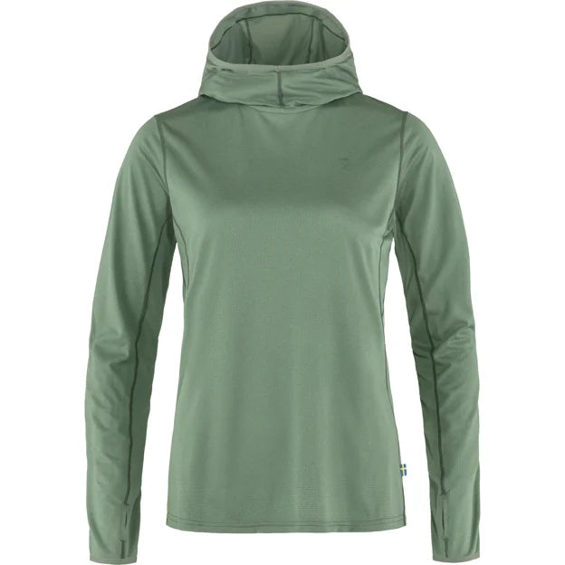 Fjällräven Layering XXS / Patina Green FJÄLLRÄVEN - Women's Abisko Sun Hoodie