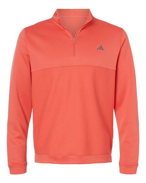 adidas Layering adidas - Men's Ultimate365 Textured 1/4-Zip Pullover