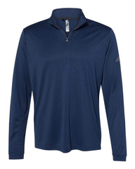 adidas Layering S / Collegiate Navy adidas - Men's Lightweight UPF Quarter-Zip Pullover