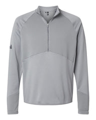 adidas Layering S / Grey  Three adidas - Men's Quarter-Zip Pullover