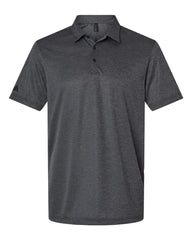 adidas Polos S / Black Melange adidas - Men's Space Dyed Polo