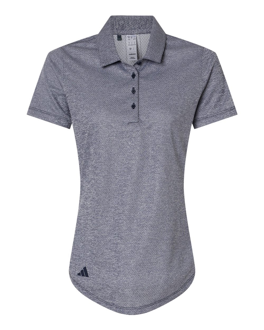 adidas Polos XS / Collegiate Navy Melange adidas - Women's Space Dyed Polo