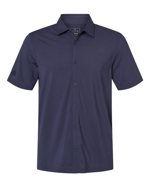 adidas Woven Shirts S / Shadow Navy adidas - Men's Button Down Short Sleeve Shirt