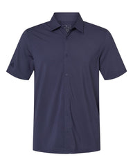 adidas Woven Shirts S / Shadow Navy adidas - Men's Button Down Short Sleeve Shirt