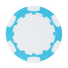 Ahead Accessories One Size / Light Blue/White Ahead - 2-Sided Poker Chip