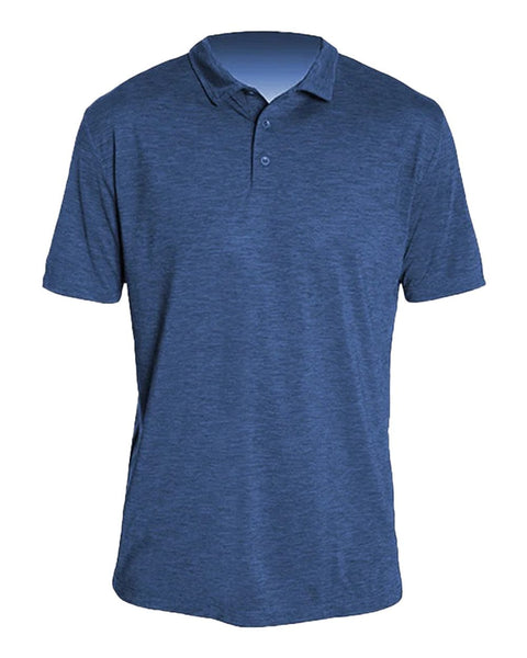 ANETIK Polos S / Navy Heathered ANETIK - Men's Low Pro Tech Polo