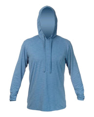 ANETIK T-shirts S / Bahama Heathered ANETIK - Men's Low Pro Tech Hooded T-Shirt