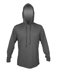 ANETIK T-shirts S / Charcoal Heathered ANETIK - Men's Low Pro Tech Hooded T-Shirt