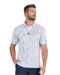 Bad Birdie Polos S / Paint Splatter 3 Navy Bad Birdie - Men's Paint Splatter 3 Navy Polo