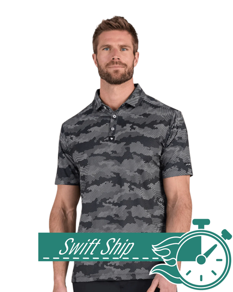 Swift Ship Polos 3-Day Swift Ship: Bad Birdie - Men's Frostbite Granite Polo