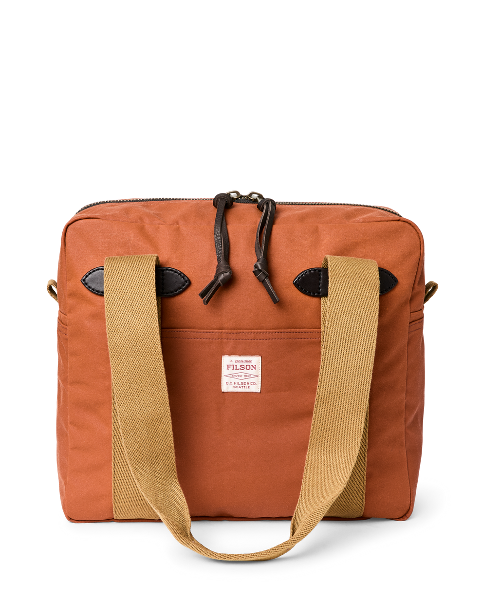 Filson Bags 25L / Rust Filson - Tin Cloth Zipper Tote Bag