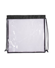 Clear All Access Drawstring Backpack