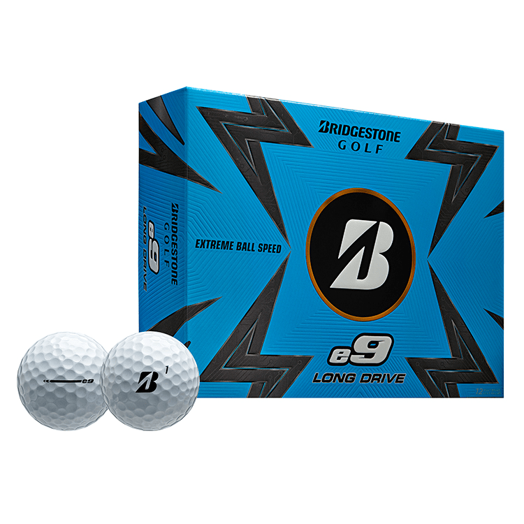 Bridgestone Accessories Dozen / White Bridgestone - Custom E9 Long Drive White Box Dozen