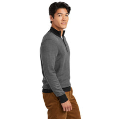 Brooks Brothers Sweaters Brooks Brothers - Men's Washable Merino Birdseye 1/4-Zip Sweater