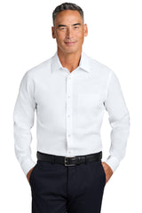Brooks Brothers Woven Shirts Brooks Brothers - Men's Wrinkle-Free Stretch Pinpoint Spread Collar Shirt