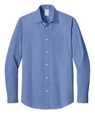 Brooks Brothers Woven Shirts XS / Cobalt Blue Brooks Brothers - Men's Wrinkle-Free Stretch Pinpoint Spread Collar Shirt