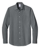 Brooks Brothers Woven Shirts XS / Deep Black Brooks Brothers - Men's Wrinkle-Free Stretch Pinpoint Spread Collar Shirt