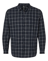 Burnside Woven Shirts S / Navy/White Burnside - Women's Boyfriend Flannel