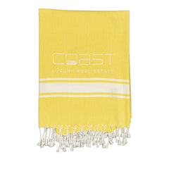 Threadfellows One Size / Yellow Peshtemal Beach Towel Boardwalk Collection - 39