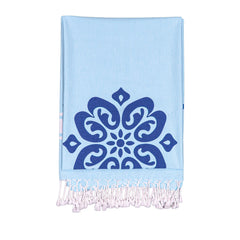 Threadfellows One Size / Turquoise Peshtemal Beach Towel Boardwalk Collection - 39