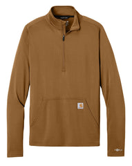 Carhartt Layering S / Carhartt Brown Carhartt - Men's Force® 1/2-Zip Grid Fleece