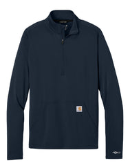 Carhartt Layering S / Navy Carhartt - Men's Force® 1/2-Zip Grid Fleece