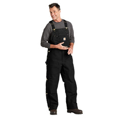 Carhartt Outerwear Carhartt - Firm Duck Loose Fit Insulated Bib Overalls