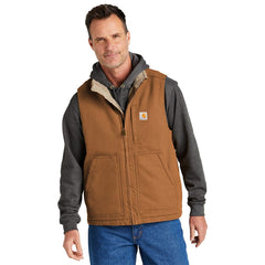 Carhartt Outerwear Carhartt - Men's Sherpa-Lined Mock Neck Vest