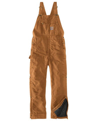 Carhartt Outerwear S / Carhartt Brown Carhartt - Firm Duck Loose Fit Insulated Bib Overalls