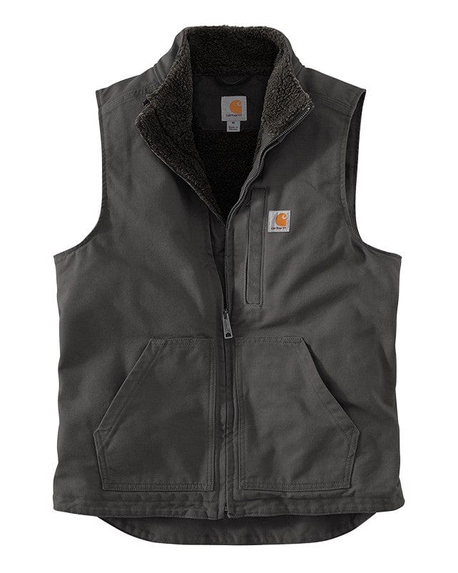 Carhartt Outerwear S / Gravel Carhartt - Men's Sherpa-Lined Mock Neck Vest