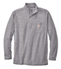 Carhartt T-shirts S / Heather Grey Carhartt - Men's 1/4-Zip Long Sleeve T-Shirt