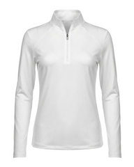 Callaway Layering S / White Callaway - Women's Baby French Terry 1/4-Zip Pullover