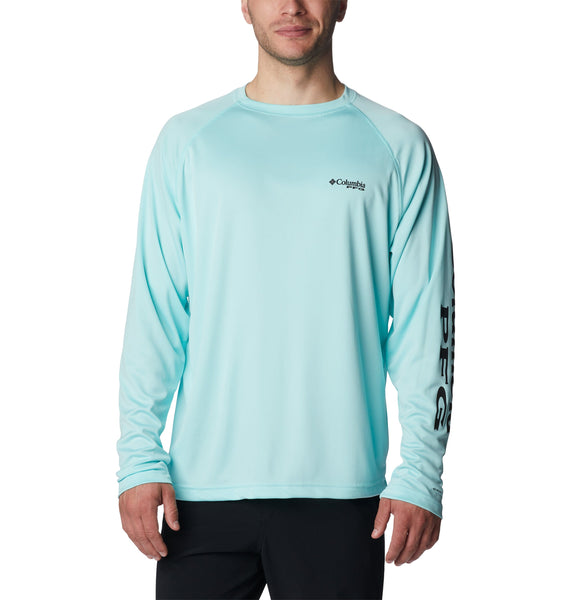 Columbia T-shirts S / Gulf Stream/Black Columbia - Men's PFG Terminal Tackle™ Long Sleeve Shirt