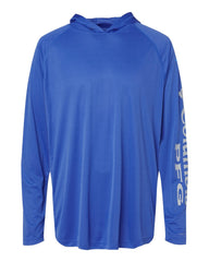 Columbia T-Shirts S / Vivid Blue/Cool Grey Columbia - Men's PFG Terminal Tackle™ Hoodie (Sleeve Logo)