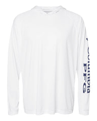 Columbia T-Shirts S / White/Nightshade Columbia - Men's PFG Terminal Tackle™ Hoodie (Sleeve Logo)