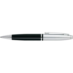 Cross Writing Instruments One Size / Black Cross - Calais Chrome & Black Lacquer Ballpoint Pen