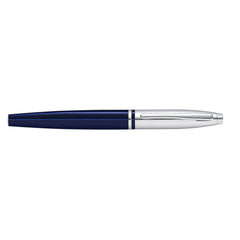 Cross Writing Instruments One Size / Blue Cross - Bailey Chrome & Blue Lacquer Rollerball Pen