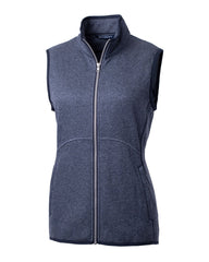 Cutter & Buck Fleece XS / Liberty Navy Heather Cutter & Buck - Women's Mainsail Vest