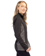 Cutter & Buck Layering Cutter & Buck - Clique Women's Ice Pique Colorblock Half Zip Pullover