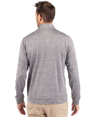 Cutter & Buck Layering Cutter & Buck - Men's Stealth Heathered Quarter-Zip Pullover