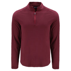 Cutter & Buck Layering S / Bordeaux Cutter & Buck - Men's Coastline Epic Comfort Recycled Quarter-Zip