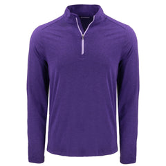 Cutter & Buck Layering S / College Purple Cutter & Buck - Men's Coastline Epic Comfort Recycled Quarter-Zip