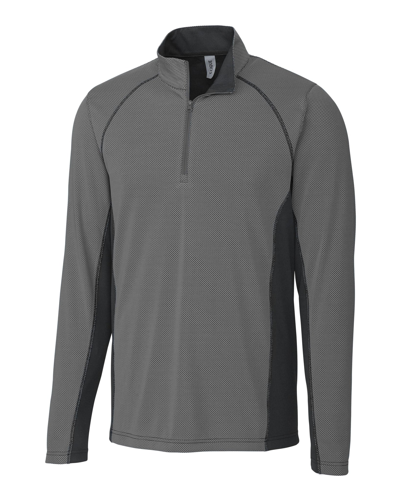 Cutter & Buck Layering S / Titan Cutter & Buck - Clique Men's Ice Pique Colorblock Half Zip Pullover